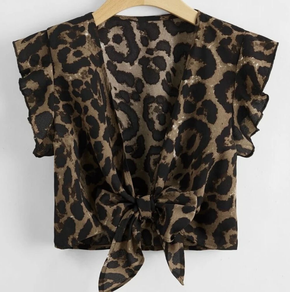 Cheetah crop/vest